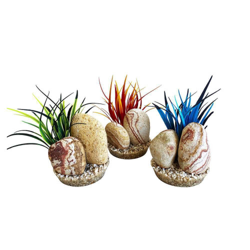 Décor pour aquarium Rainbow Stone - H 14cm
