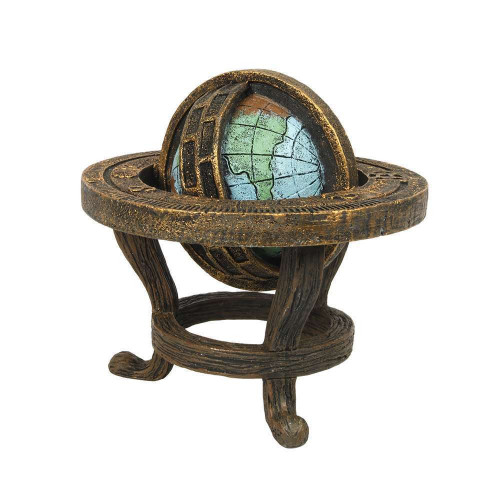 Décor Jules Verne Steampunk Globe 8. 2x7. 8x7. 5cm