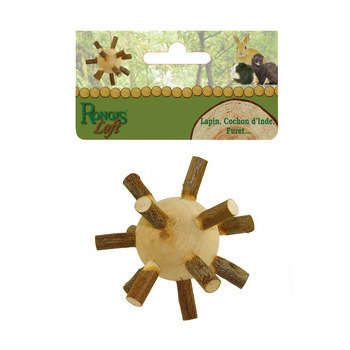 Jouet balle à picots pour rongeurs