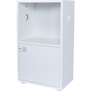 Meuble pour cage Rody : blanc