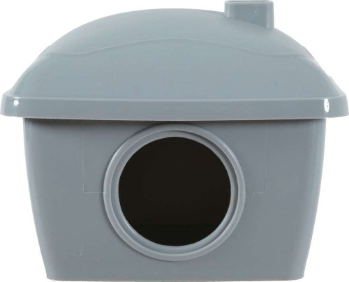 Maison Hamster Plastique Gris 14x11x10 cm