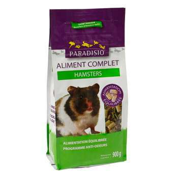Aliment complet Paradisio : hamster 900g