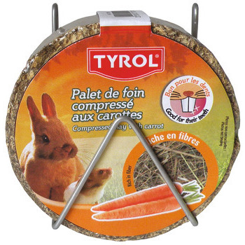 Palet foin compressé aux carottes : 240 g