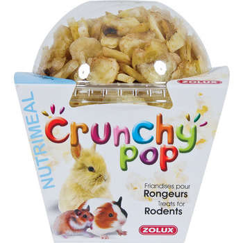 Pop corn et fruits secs Crunchy Pop : Banane