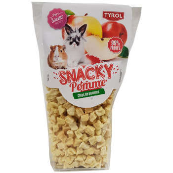 Friandises snacky pomme pour rongeur 100 g