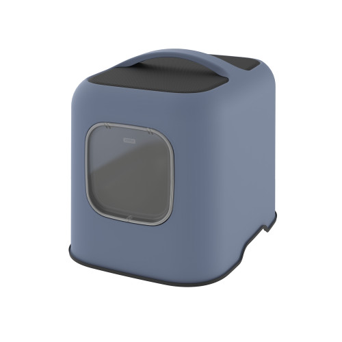 Maison de toilette 'Biala' pour chat, coloris bleu