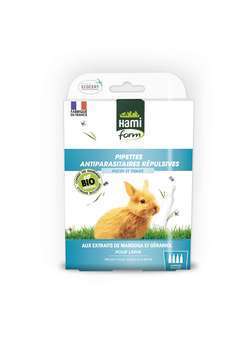 Pipettes Antiparasitaires Ecosoin bio lapin 4 x 0,