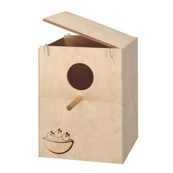 Nid bois ex large : 26x25x33cm