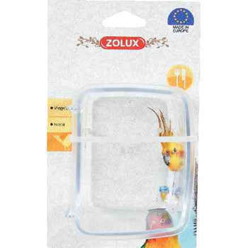 Mangeoire universel pour oiseau : transparent