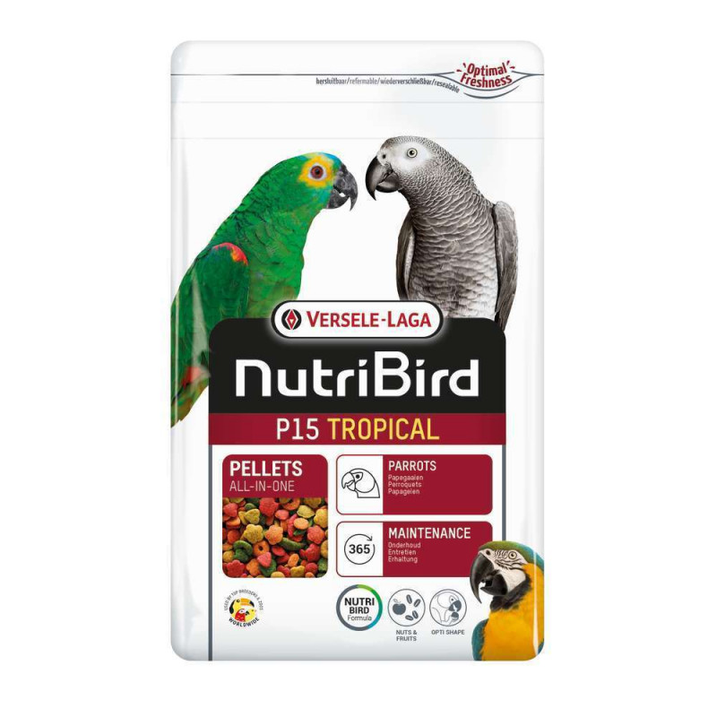 Aliment NutriBird P15 Tropical perroquet 1kg
