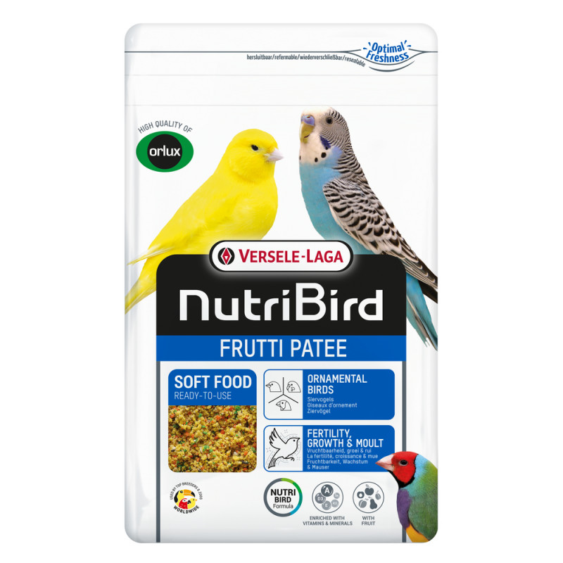 Pâtée Frutti pour oiseaux d'ornement - 1kg