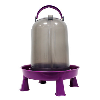 Abreuvoir pour volaille, 10L : violet/gris