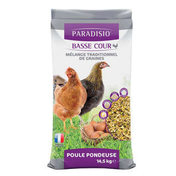 Alimentation poules mélange graines : 14,5 kg