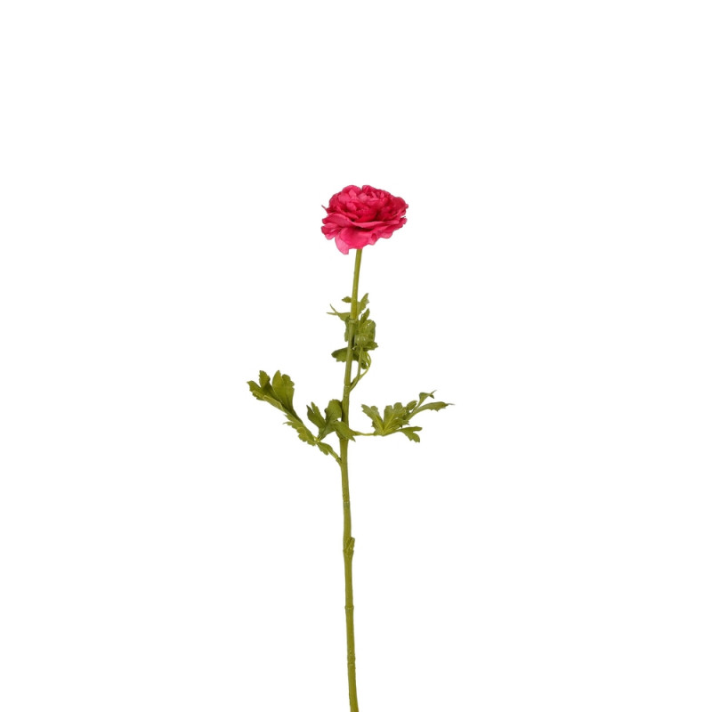 Plante artificielle 'Ranunculus', coloris fuchsia