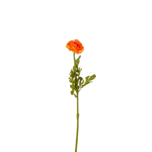 Plante artificielle 'Ranunculus', coloris orange -