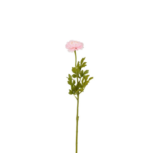 Plante artificielle 'Ranunculus', coloris rose - H