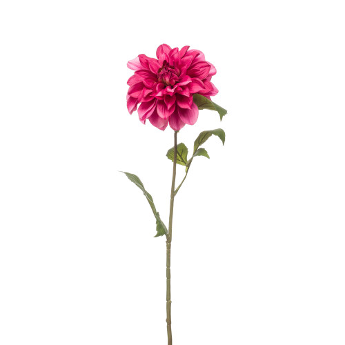 Fleur artificielle, tige de dahlia - H. 72cm