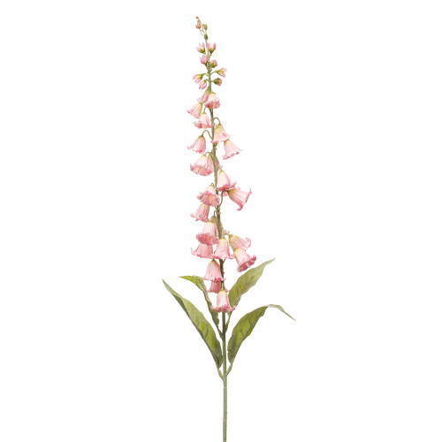 Fleur artificielle, tige de campanule rose - H. 96