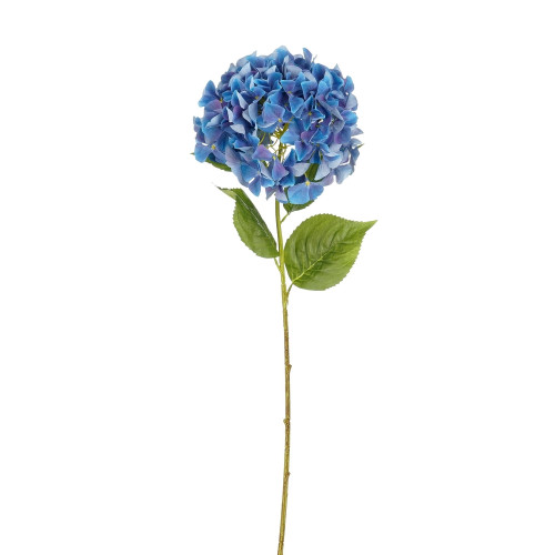 Plante artificielle à tige 'Hortensia', coloris bl