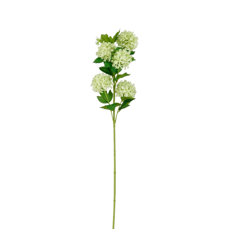 Fleur artificielle - Viburnum vert L. 77cm