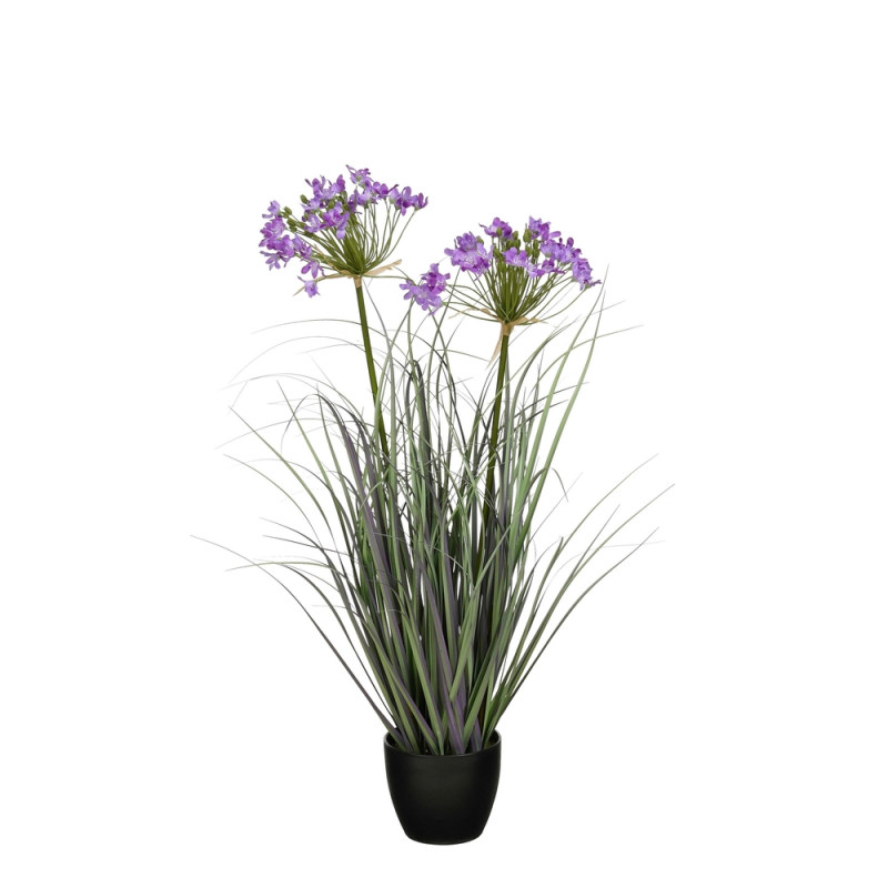 Plante artificielle - Allium ampeloprasum en pot v