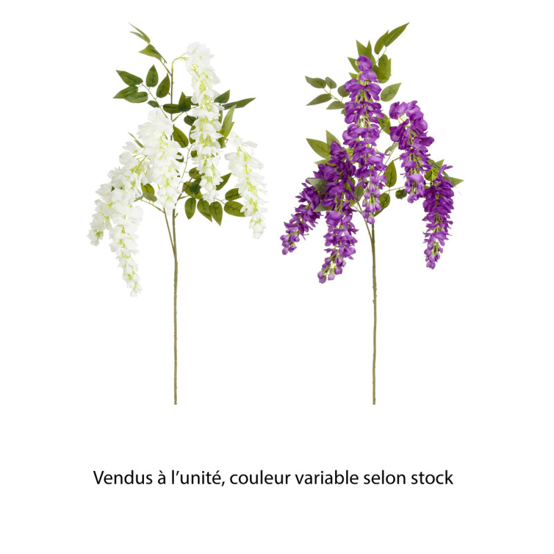 Fleur artificielle - Wisteria L. 120xB. 20xH. 8cm
