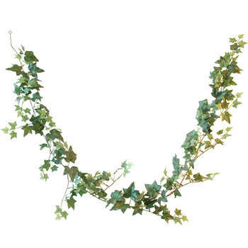 Guirlande de lierre artificiel, vert L. 180 cm