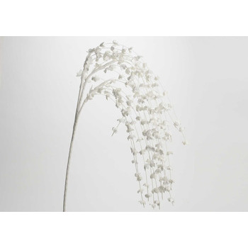 Chute de fleurs Marga, blanche H. 118cm