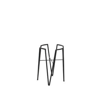 Blom plant standard en métal, noir L. 17,5 x 17,5