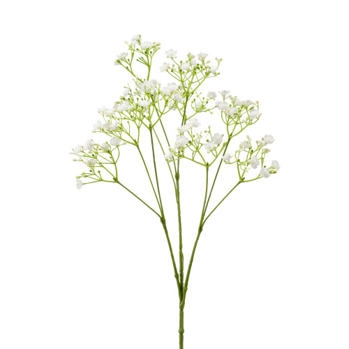 Fleur artificielle, tige de gypsophile - H. 68cm