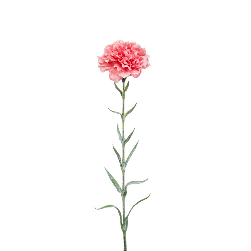 Fleur artificielle, tige d'illet - H. 67cm