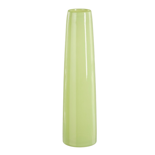 Soliflore Xandra en verre, coloris vert menthe - H