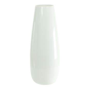 Vase Ease XL en céramique, blanc brillant Ø 23 x H