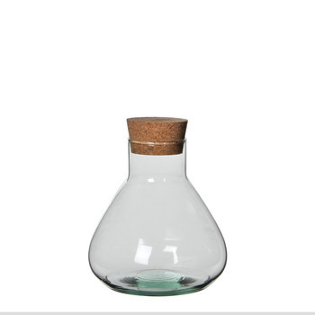 Bocal Emily en verre, transparent Ø 17 x H. 18 cm