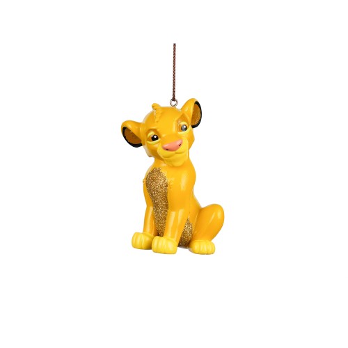 Suspension de Noël : le Roi Lion - H. 9,5cm