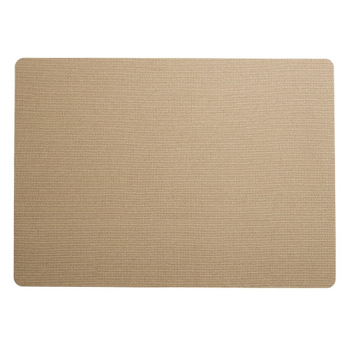 Set de table rectangulaire, coloris tofu - 46x33cm