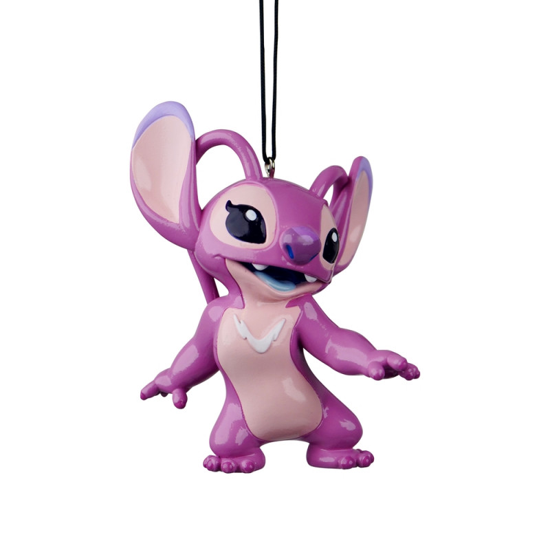 Suspension de Noël : Stitch the Angel en résine 3D