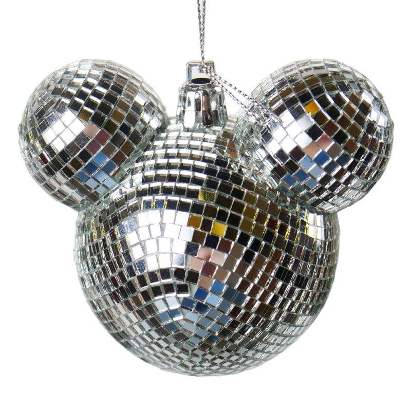 Suspension de Noël en résine : tête de Mickey, dis