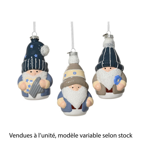 Suspension de Noël en verre 'Gnome', modèle variab
