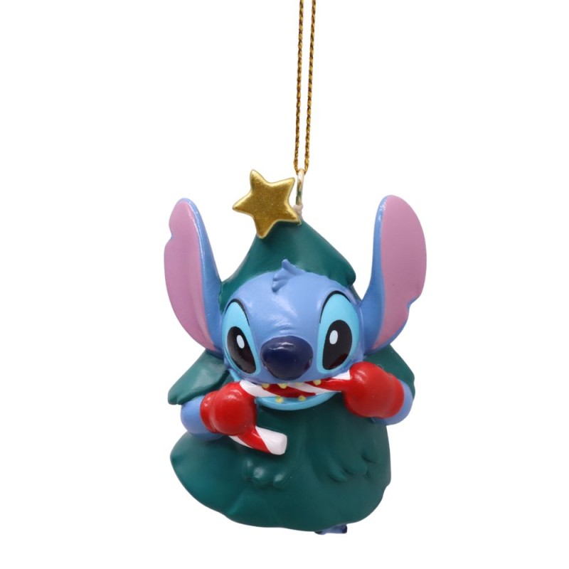 Suspension de Noël : Stitch dans un sapin - H. 7,5