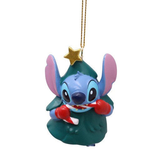 Suspension de Noël : Stitch dans un sapin - H. 7,5