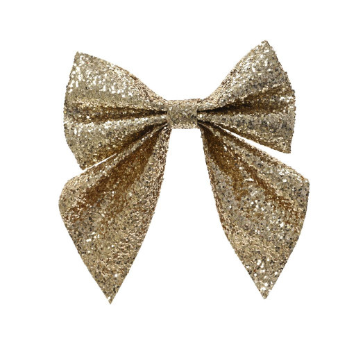 Noeud or sur clip 1x12x13cm