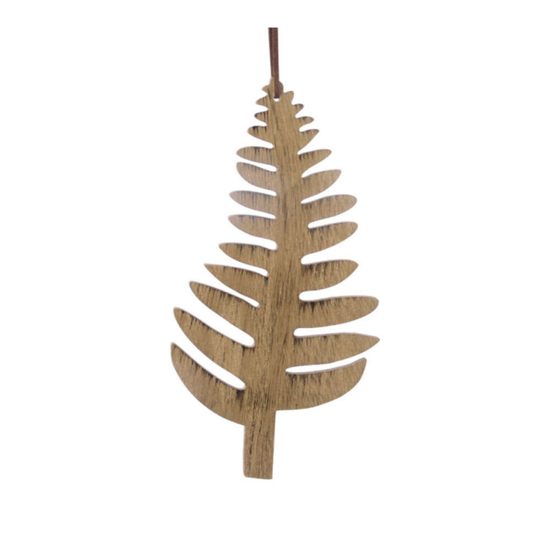 Feuille fougère en mdf 10x20 cm