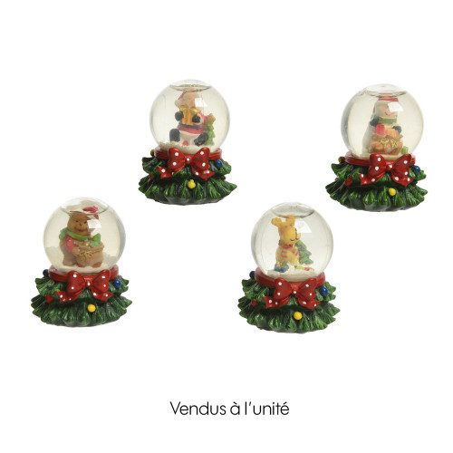 Boule de neige noel polyrésine d 5,5 cm