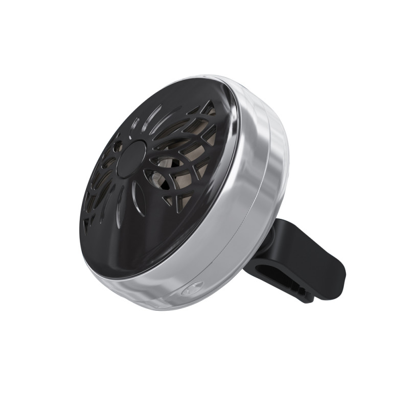 Diffuseur voiture smart flower argent brillant