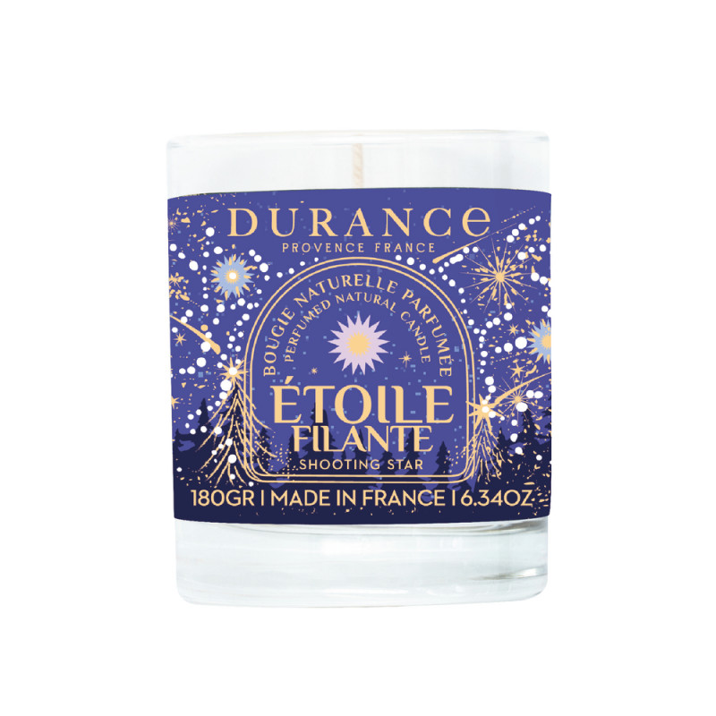 Bougie de noël parfumée Étoile Filante - 180gr