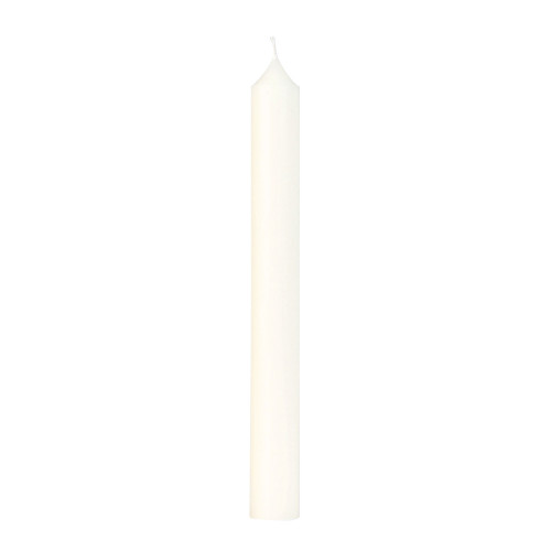 Bougie chandelle, coloris ivoire - H. 20xD. 2,2cm