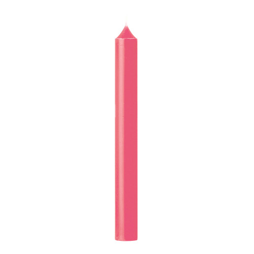 Bougie chandelle, coloris rose clair - H. 20xD. 2,