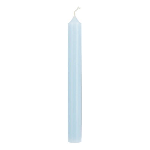 Bougie chandelle, coloris bleu clair - H. 20xD. 2,