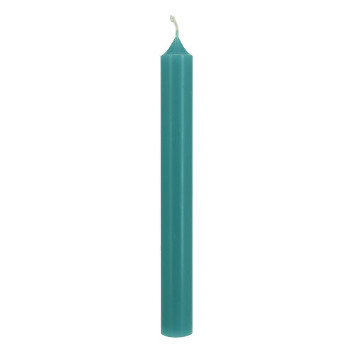 Bougie chandelle, coloris bleu lagon - H. 20xD. 2,